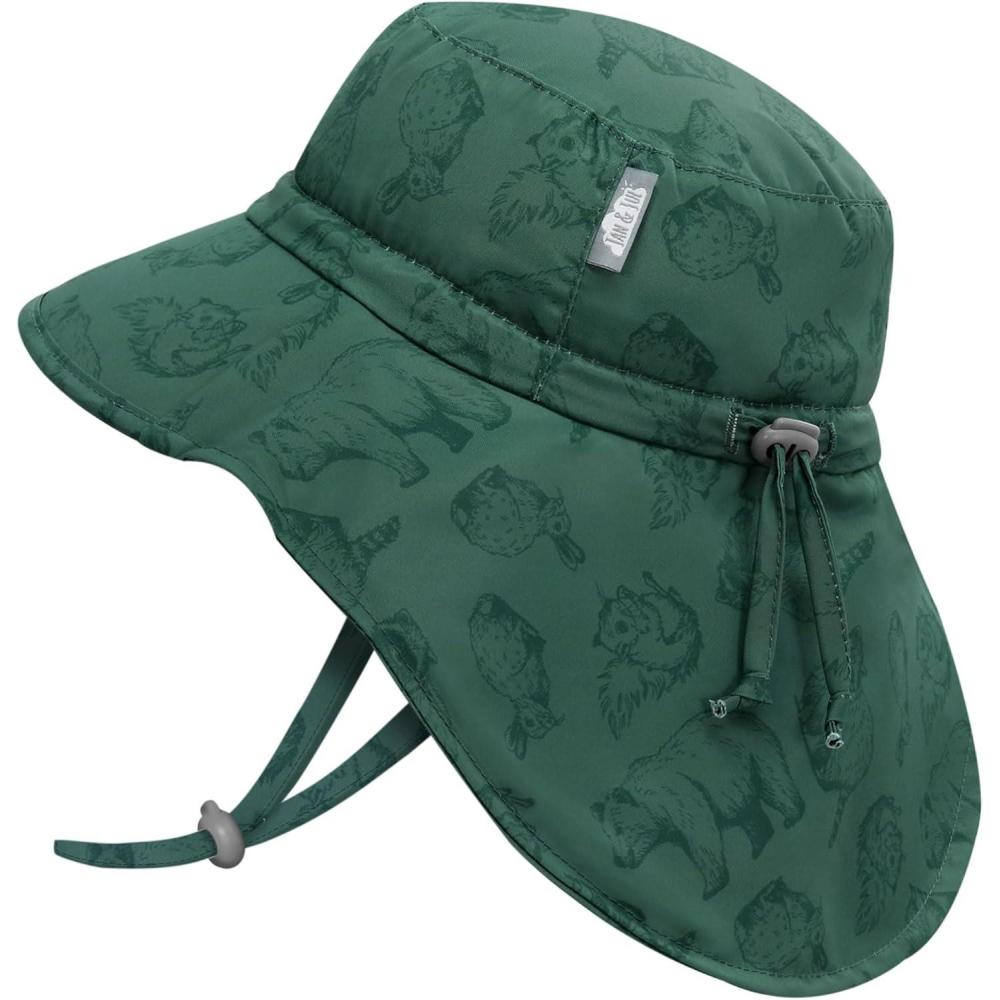 imageJAN ampamp JUL Summer Adventure Wide Brim 50 UPF QuickDry SunHats for KidsForest Friends
