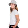 JAN & JUL Adjustable Sun Hats with UV Protection for Women(Cotton Bucket: Grey Herringbone)