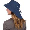 JAN & JUL Adjustable Sun Hats with UV Protection for Women(Cotton Xplorer: Navy – Navy Trim)