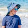 JAN & JUL Summer Adventure Wide Brim 50+ UPF Quick-Dry Sun-Hats for Kids(Dinoland)