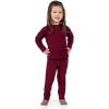 JAN & JUL Thermal Base Layer Top for Toddlers and Kids(Mulberry)