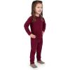 JAN & JUL Thermal Base Layer Top for Toddlers and Kids(Mulberry)