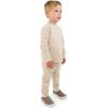 JAN & JUL Thermal Base Layer Top for Toddlers and Kids(Oatmeal)
