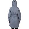 JAN & JUL Women’s Pacific Rain Jacket, Waterproof Thigh-Length Coat(Heather Grey)
