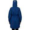 JAN & JUL Women’s Pacific Rain Jacket, Waterproof Thigh-Length Coat(Nebula Blue)