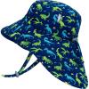 JAN & JUL Summer Adventure Wide Brim 50+ UPF Quick-Dry Sun-Hats for Kids(Dinoland)