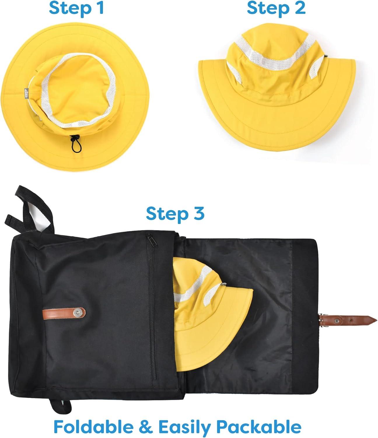 imageJAN ampamp JUL Jasper Hat  50 UPF Outdoor Hat with Mesh PanelsFoldable Jasper Hat Army Green
