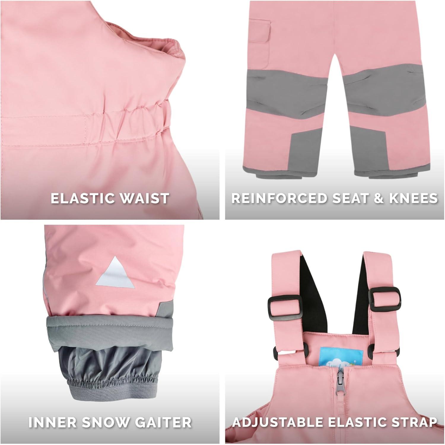 imageJAN ampamp JUL ToastyDry Waterproof Insulated Snow Bib Pants for KidsWinter Sun