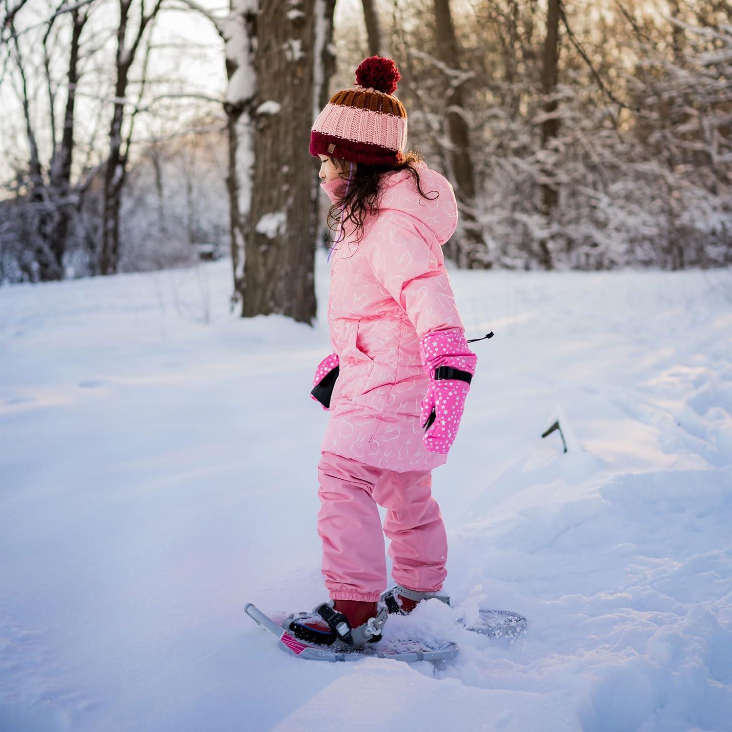 imageJAN ampamp JUL Waterproof Fleece Lined Snow and Rain Pants for Toddlers and KidsFleecelined Dusty Pink