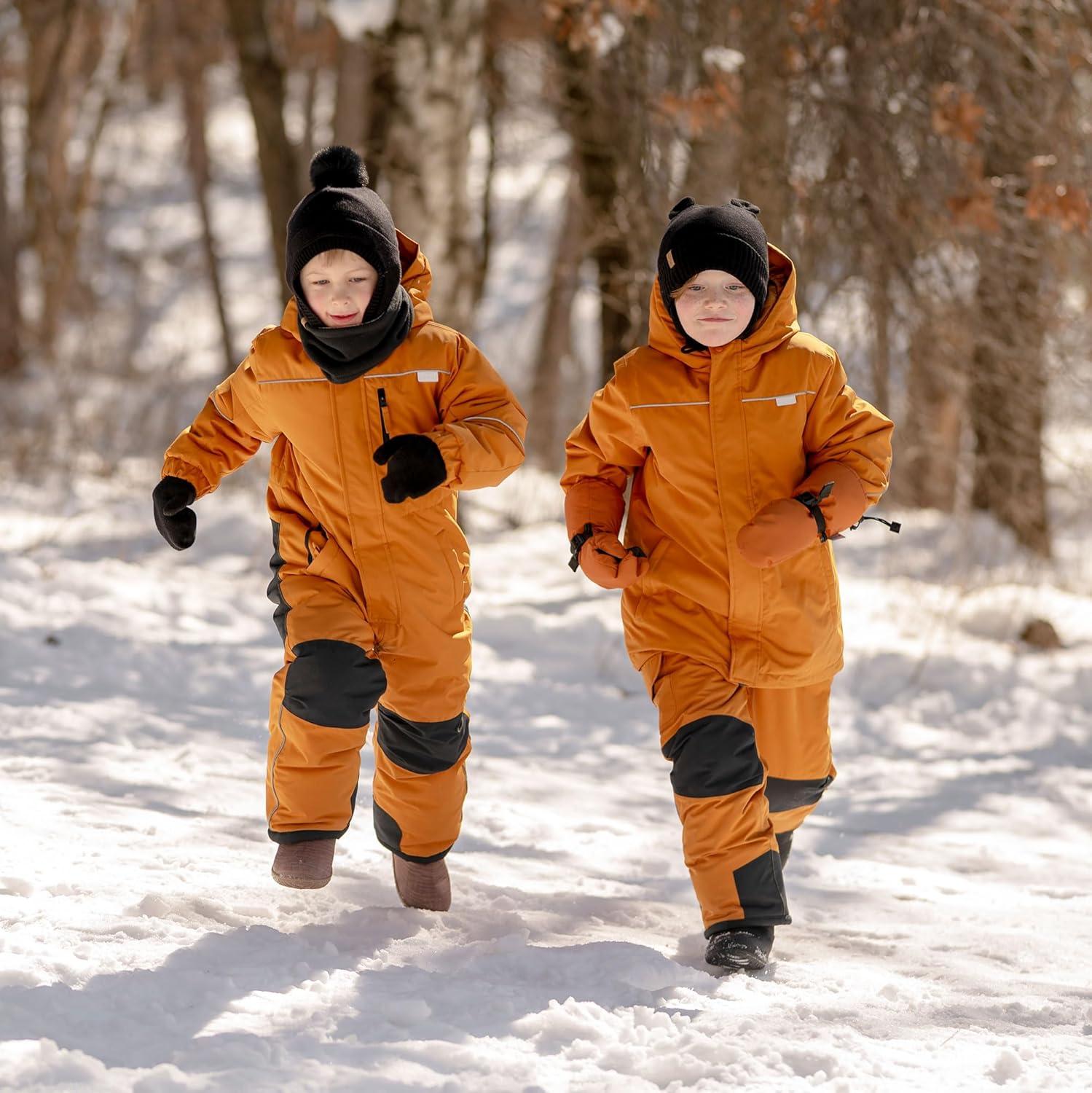 imageJAN ampamp JUL Waterproof Insulated Snow Suit for Toddlers and KidsToastydry Snow Suit Cinnamon