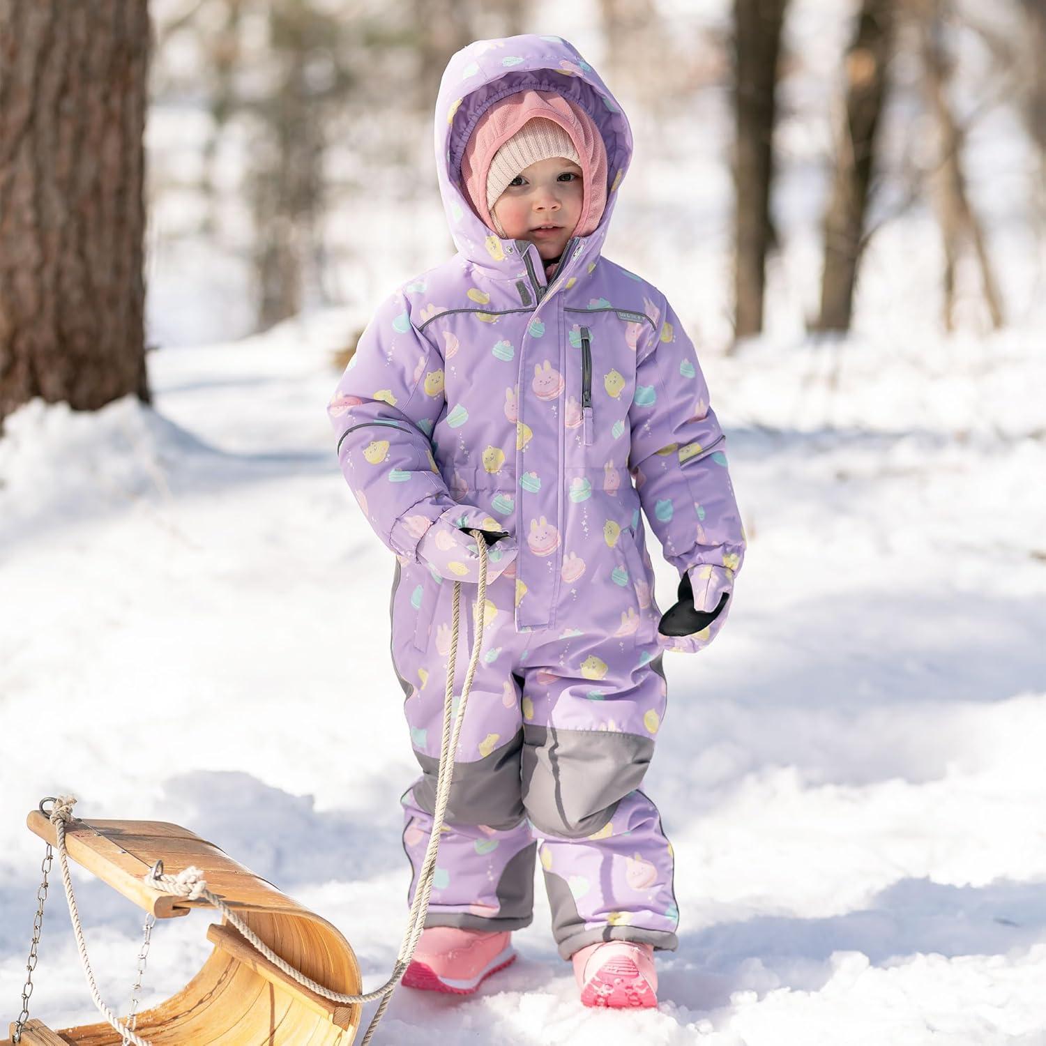 imageJAN ampamp JUL Waterproof Insulated Snow Suit for Toddlers and KidsToastydry Snow Suit Macarons