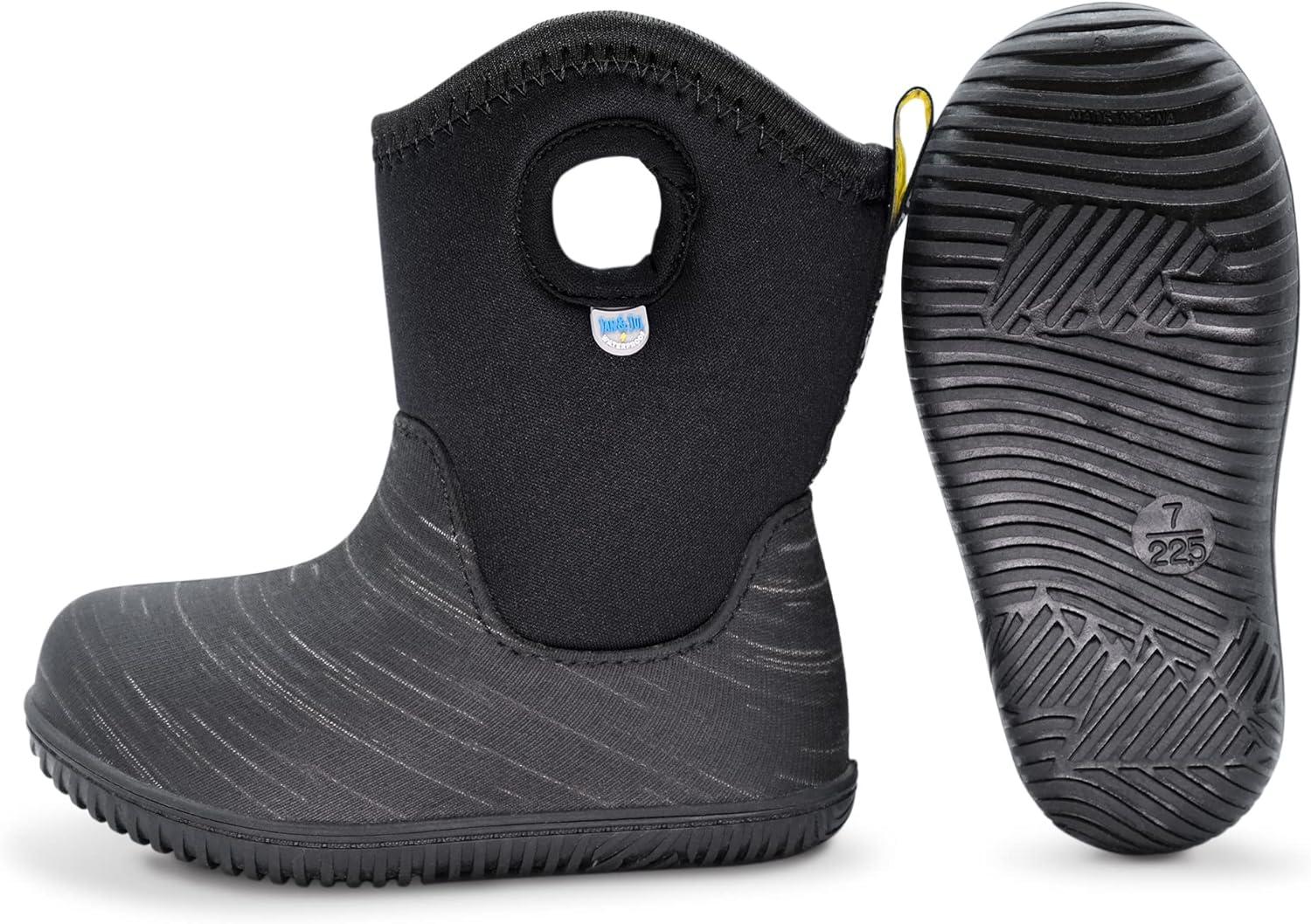 imageJAN ampamp JUL Waterproof Insulated Winter Boots for Toddlers and KidsBlack Birch