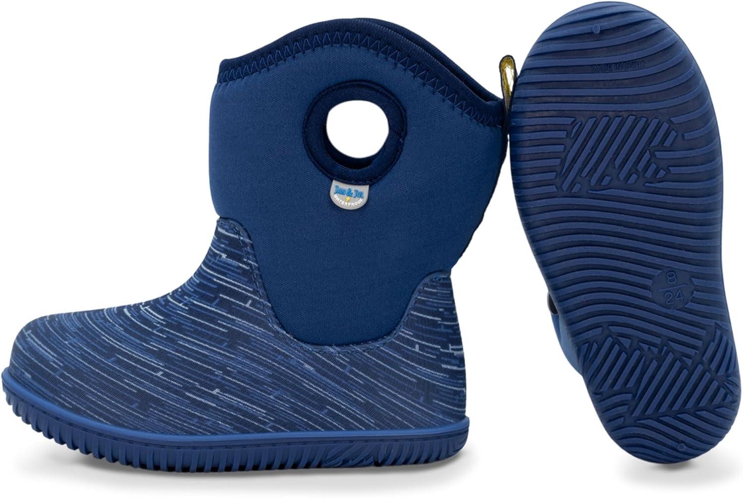 imageJAN ampamp JUL Waterproof Insulated Winter Boots for Toddlers and KidsNavy Birch