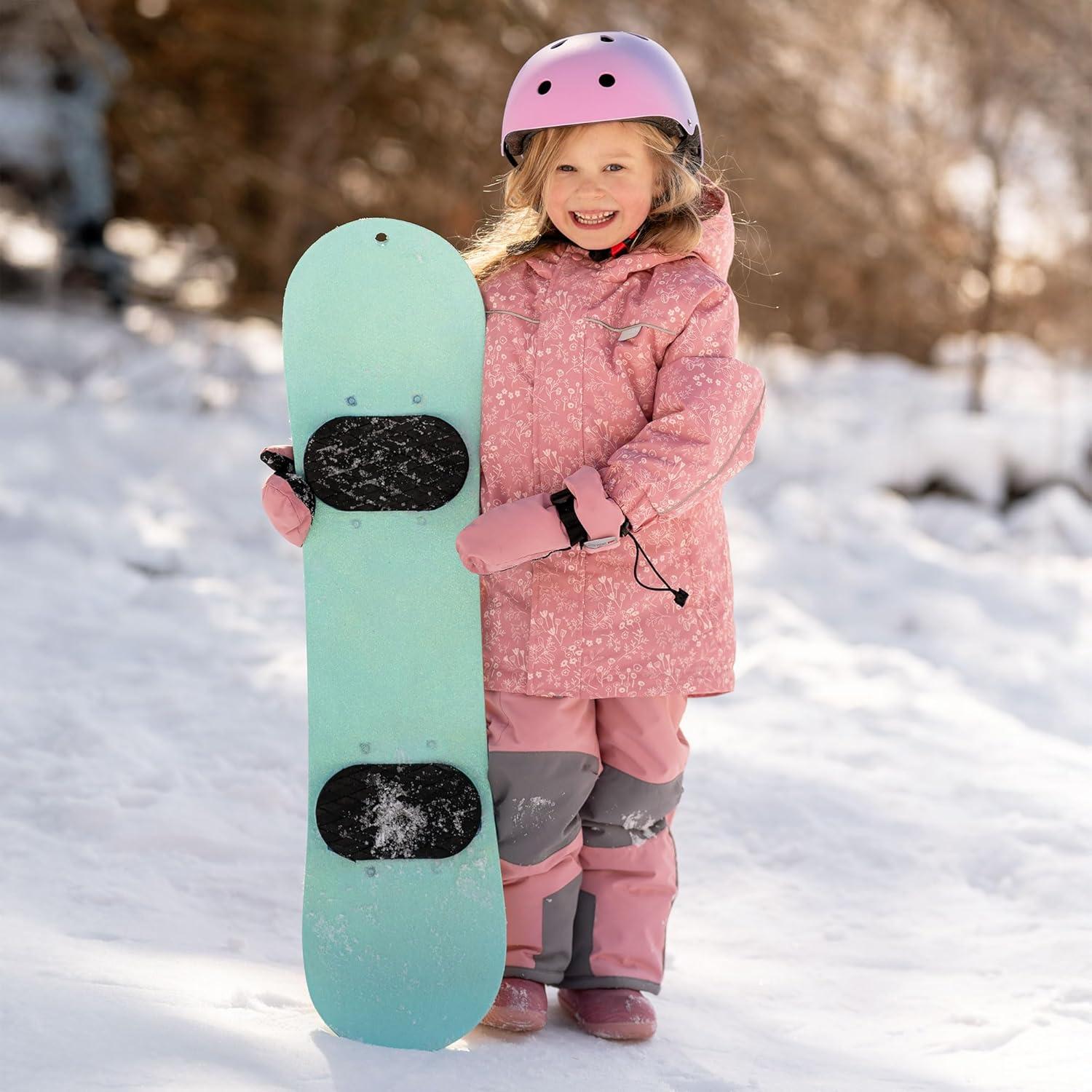 imageJAN ampamp JUL Waterproof Ski Jacket Insulated Snow Coat for ToddlersPrairie Flowers