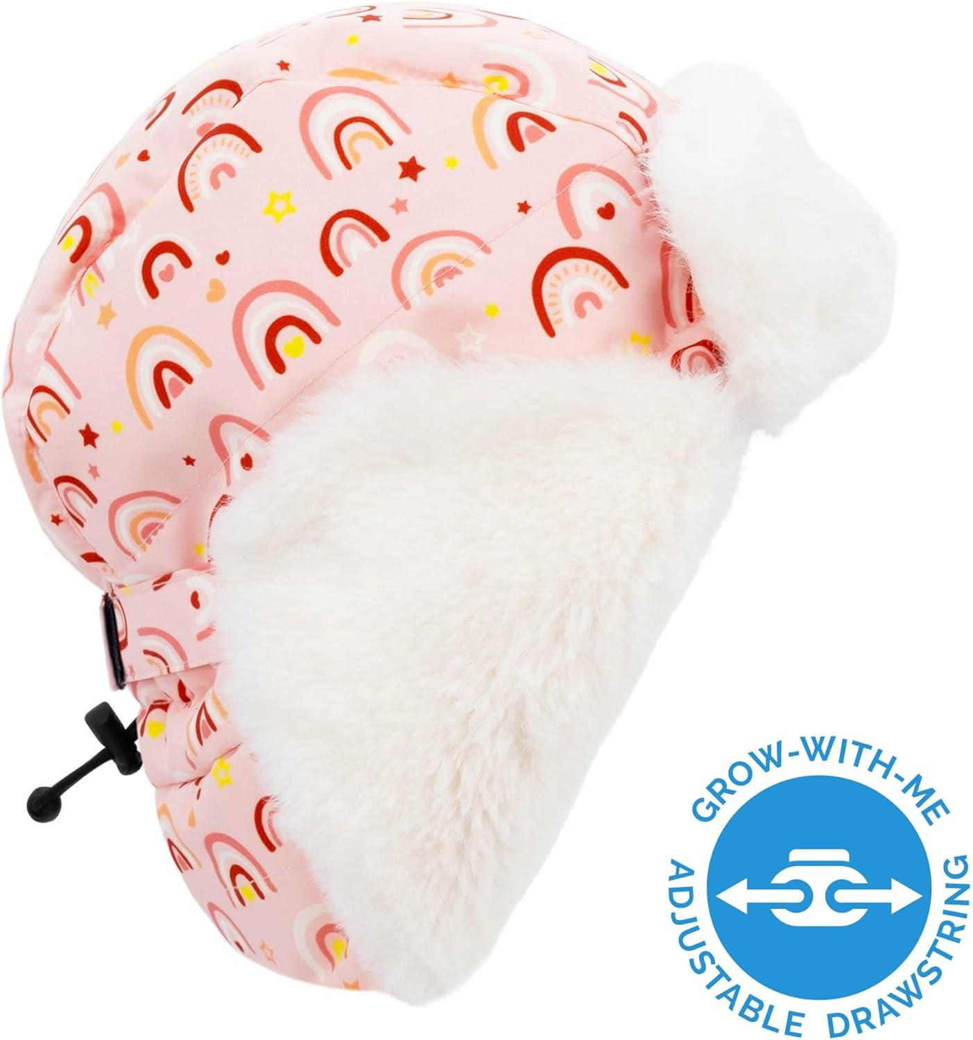 imageJAN ampamp JUL Waterproof Winter Hat for Babies and KidsPink Rainbow