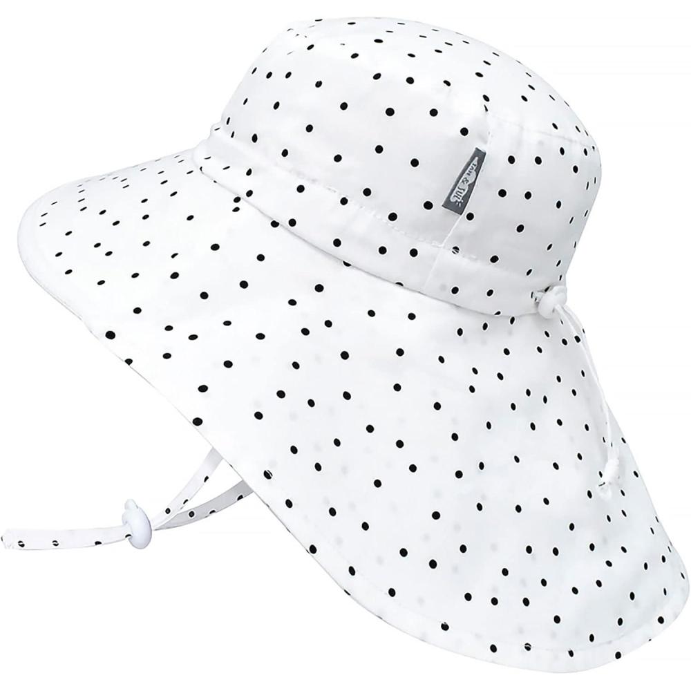 imageJAN ampamp JUL Kids Adjustable Cotton Xplorer Sun Hat 50 UPFDots