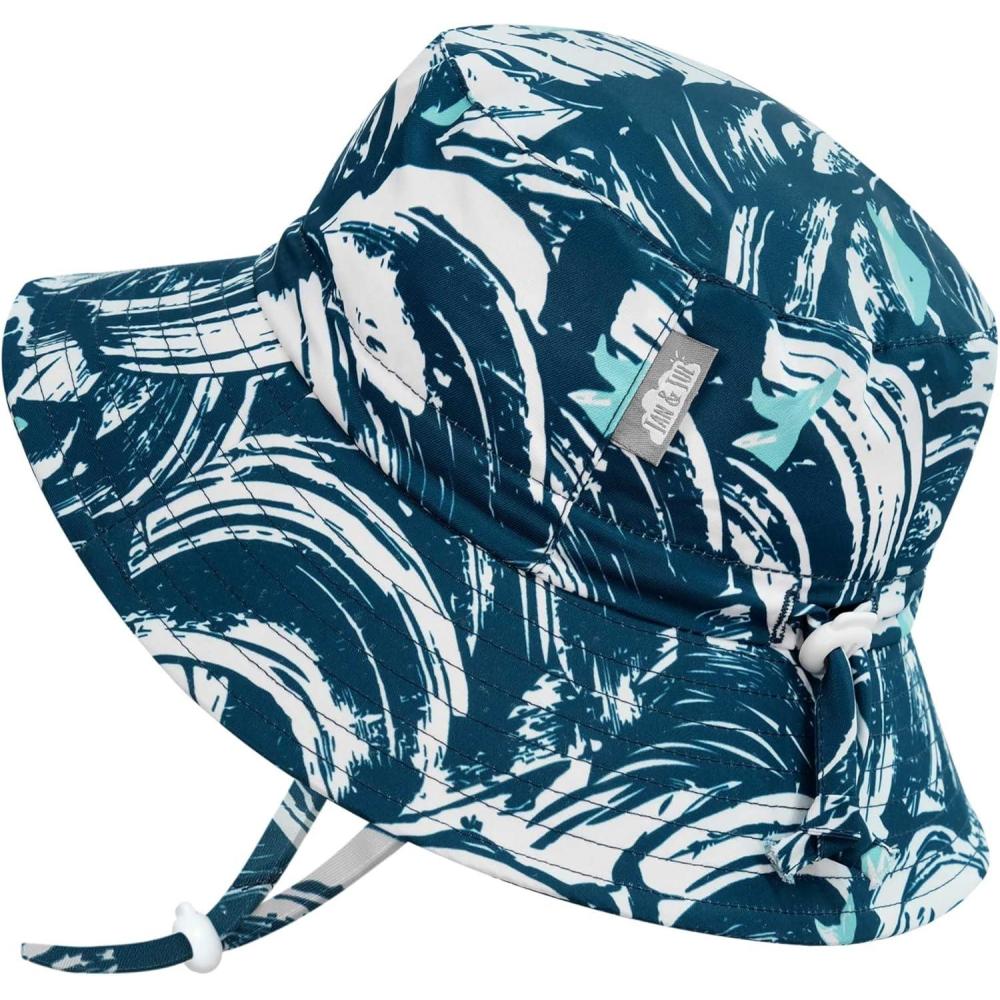 imageJAN ampamp JUL Quick Dry SunHat with Neck Flap for Swimming Boys Beach HatWave Rider