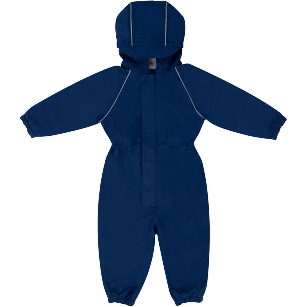 imageJAN ampamp JUL Waterproof Fleece Lined Snow Suit Coveralls for Toddlers and KidsFleecelined Nebula Blue