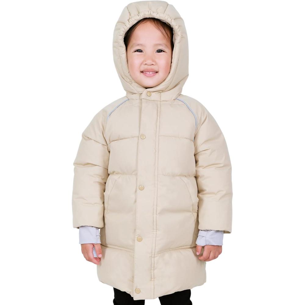 imageJAN ampamp JUL Waterproof Insulated Puffy Coat for Toddlers and KidsWaterproof Oat