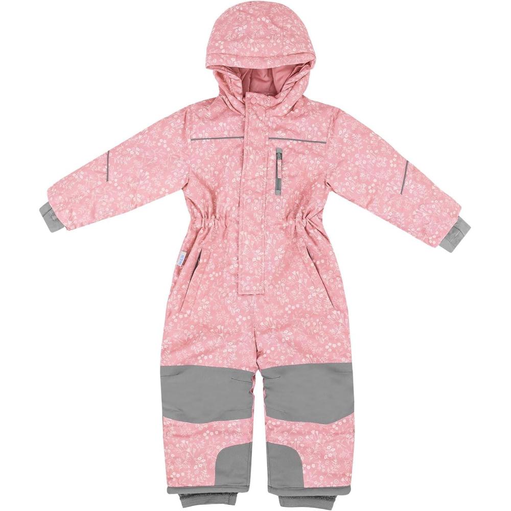 imageJAN ampamp JUL Waterproof Insulated Snow Suit for Toddlers and KidsToastydry Snow Suit Prairie Flowers