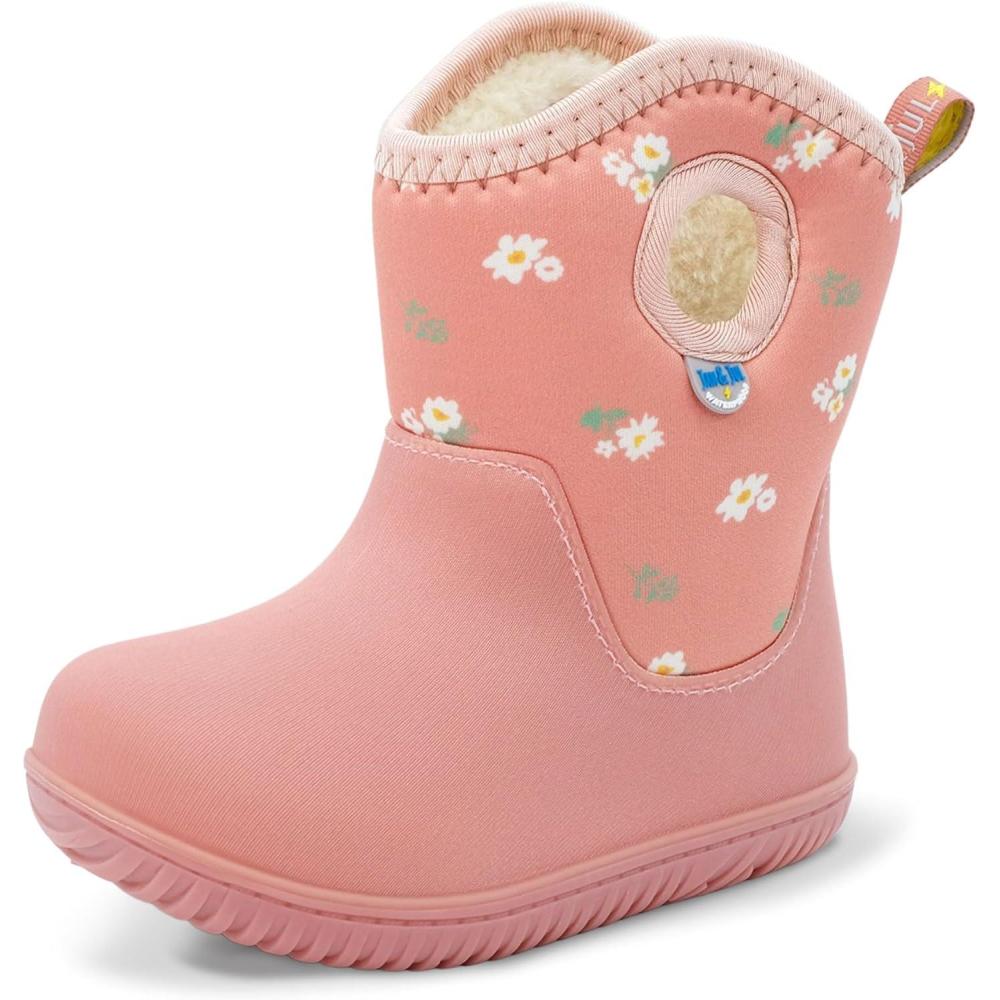 imageJAN ampamp JUL Waterproof Insulated Winter Boots for Toddlers and KidsApricot Flower