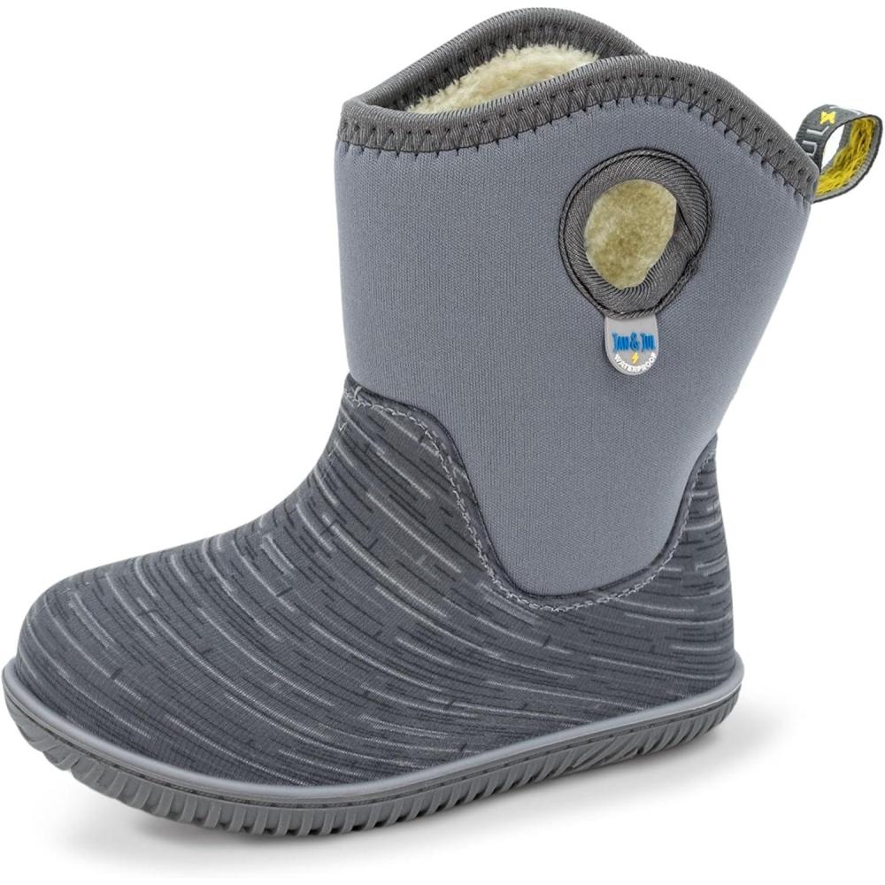 imageJAN ampamp JUL Waterproof Insulated Winter Boots for Toddlers and KidsGrey Birch