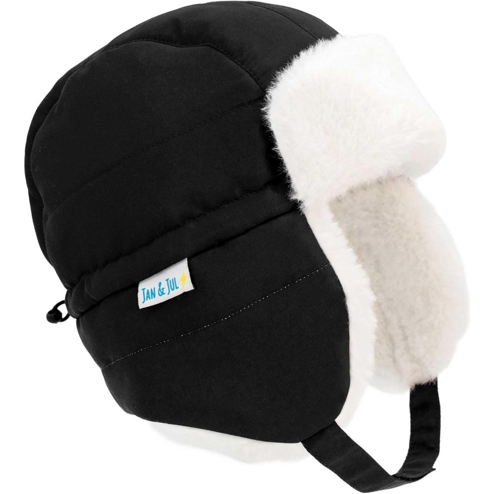 imageJAN ampamp JUL Waterproof Winter Hat for Babies and KidsBlack