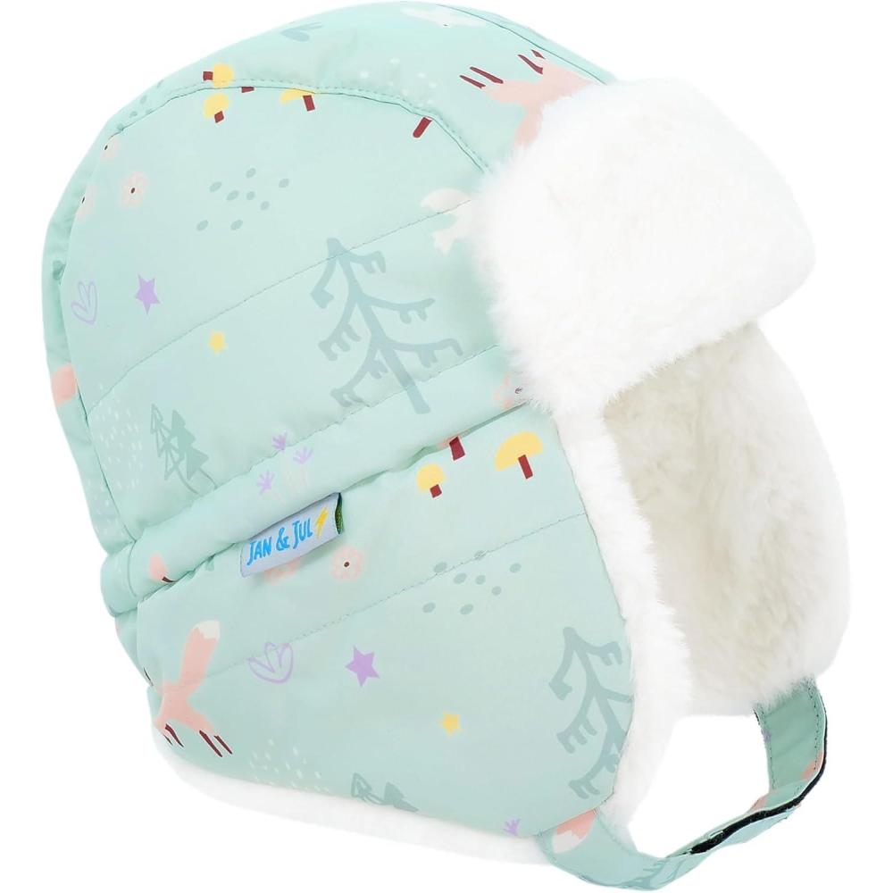 imageJAN ampamp JUL Waterproof Winter Hat for Babies and KidsMinty Forest  No Toggle