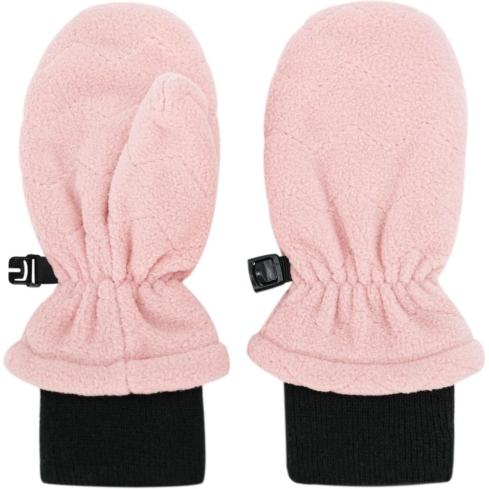 imageJAN ampamp JUL Winter Fleece Mittens for Baby and ToddlerDusty Pink