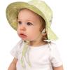 JAN & JUL 50+ UPF Cotton Sun Hat with Wide Brim for Toddler Girls(Birdie)