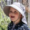 JAN & JUL 50+ UPF Quick-Dry Sun-Hats for Boys(Blue With Blue Trim)