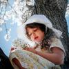 JAN & JUL Adjustable Cotton Floppy Sun Hat with 50+ UPF Protection for Girls(White)