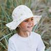 JAN & JUL Adjustable Cotton Floppy Sun Hat with 50+ UPF Protection for Girls(Yellow Flower)