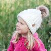 JAN & JUL Baby Toddler Kids Fall Winter Beanie Hat(Cream)