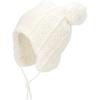 JAN & JUL Baby Toddler Kids Fall Winter Beanie Hat(Cream Bear)