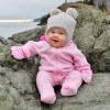 JAN & JUL Baby Toddler Kids Fall Winter Beanie Hat(Grey Bear)