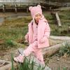 JAN & JUL Baby Toddler Kids Fall Winter Beanie Hat(Pink Bear)