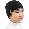 JAN & JUL Baby Toddler Kids Thermal Beanie Cap(Black)