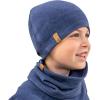 JAN & JUL Baby Toddler Kids Thermal Beanie Cap(Cobalt)