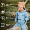 JAN & JUL Baby and Toddler’s Fleece Animal Winter Hat(Brown Bear)