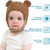 JAN & JUL Baby and Toddler’s Fleece Animal Winter Hat(Brown Bear)