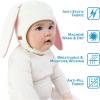 JAN & JUL Baby and Toddler’s Fleece Animal Winter Hat(Cream Bunny)
