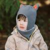 JAN & JUL Baby and Toddler’s Fleece Animal Winter Hat(Grey Fox)
