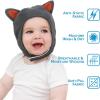 JAN & JUL Baby and Toddler’s Fleece Animal Winter Hat(Grey Fox)