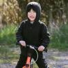 JAN & JUL Fleece Jacket with Stay-On Hood for Toddlers and Kids(Black)
