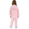 JAN & JUL Fleece Jacket with Stay-On Hood for Toddlers and Kids(Dusty Pink)