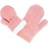 JAN & JUL Fleece Lined Knit Mittens for Baby and Toddler(Mitten: Dusty Pink)