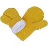 JAN & JUL Fleece Lined Knit Mittens for Baby and Toddler(Mitten: Mustard)