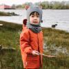 JAN & JUL Fleece Neck Warmer, Winter Neck Gaiter for Kids and Toddlers(Dark Grey)