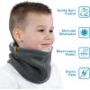 JAN & JUL Fleece Neck Warmer, Winter Neck Gaiter for Kids and Toddlers(Dark Grey)
